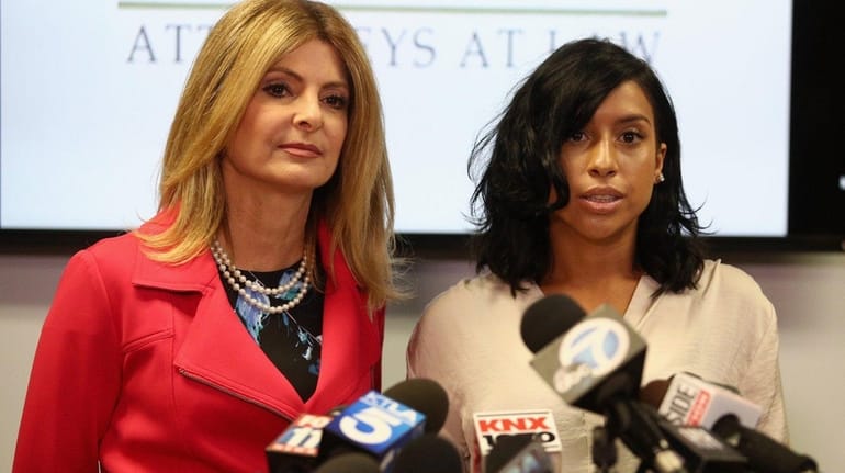 Montia Sabbag, woman linked to Kevin Hart in reported hotel room footage, denies being an extortionist - Newsday