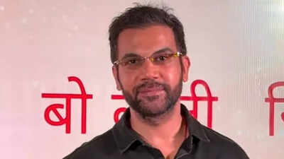 Rajkummar Rao breaks silence on his new look, reveals he gained 9-10 kilos by eating pizzas, parathas for Ujjwal Nikam biopic | - The Times of India